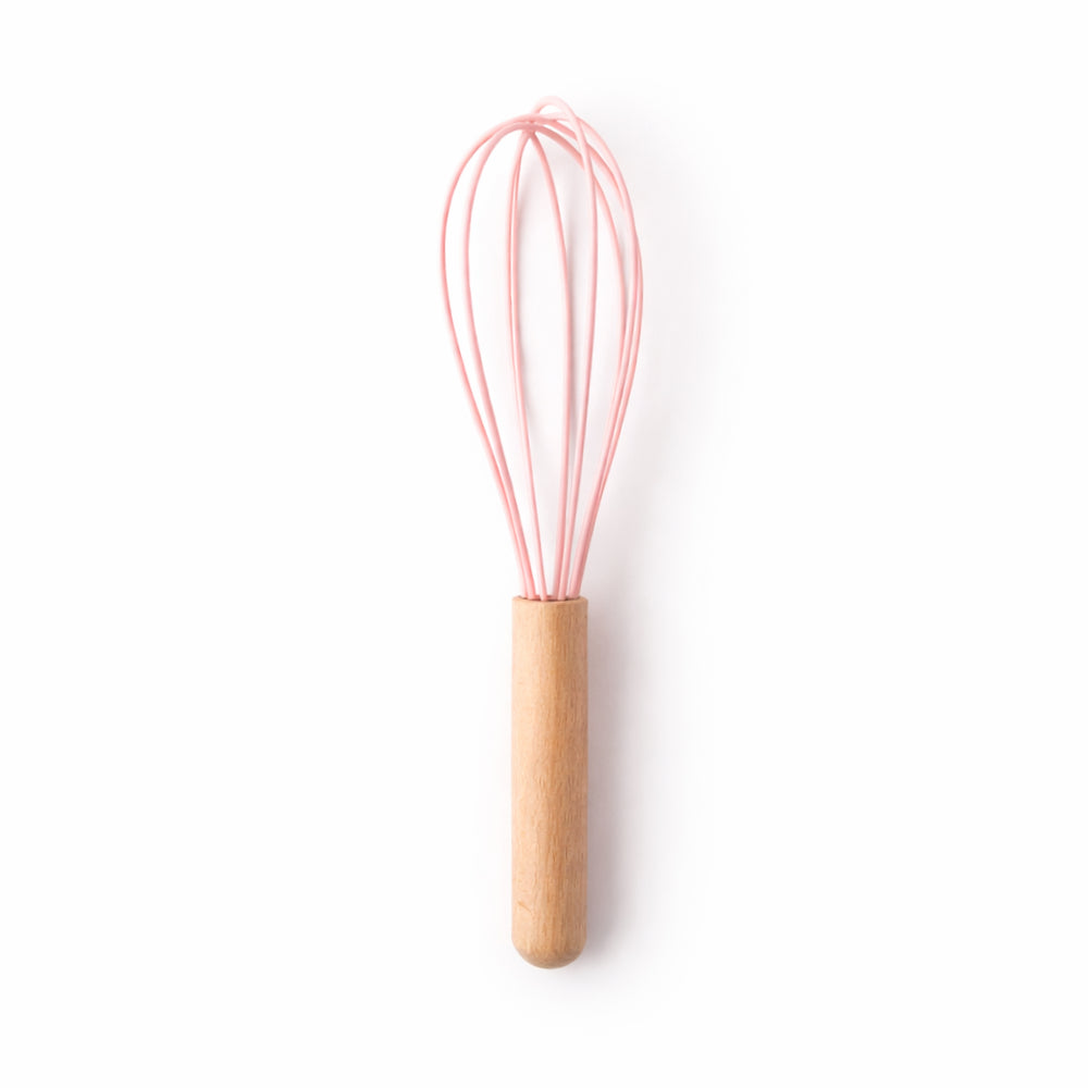 K&Co. Rhubarb Silicone Whisk - PINK