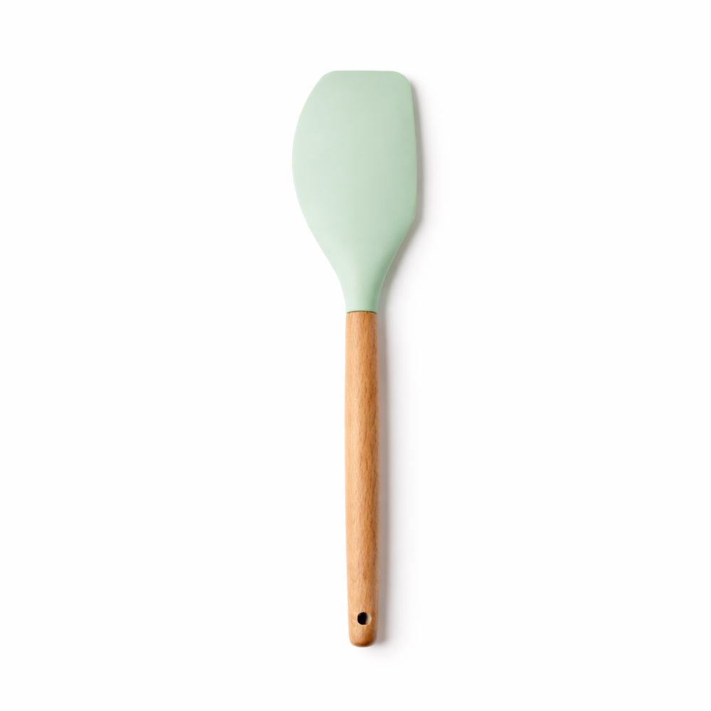 K&Co. Rhubarb Silicone Spatula - SAGE