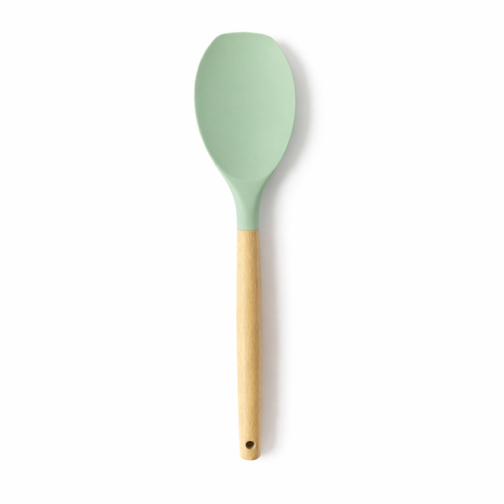 K&Co. Rhubarb Silicone Spoon - SAGE
