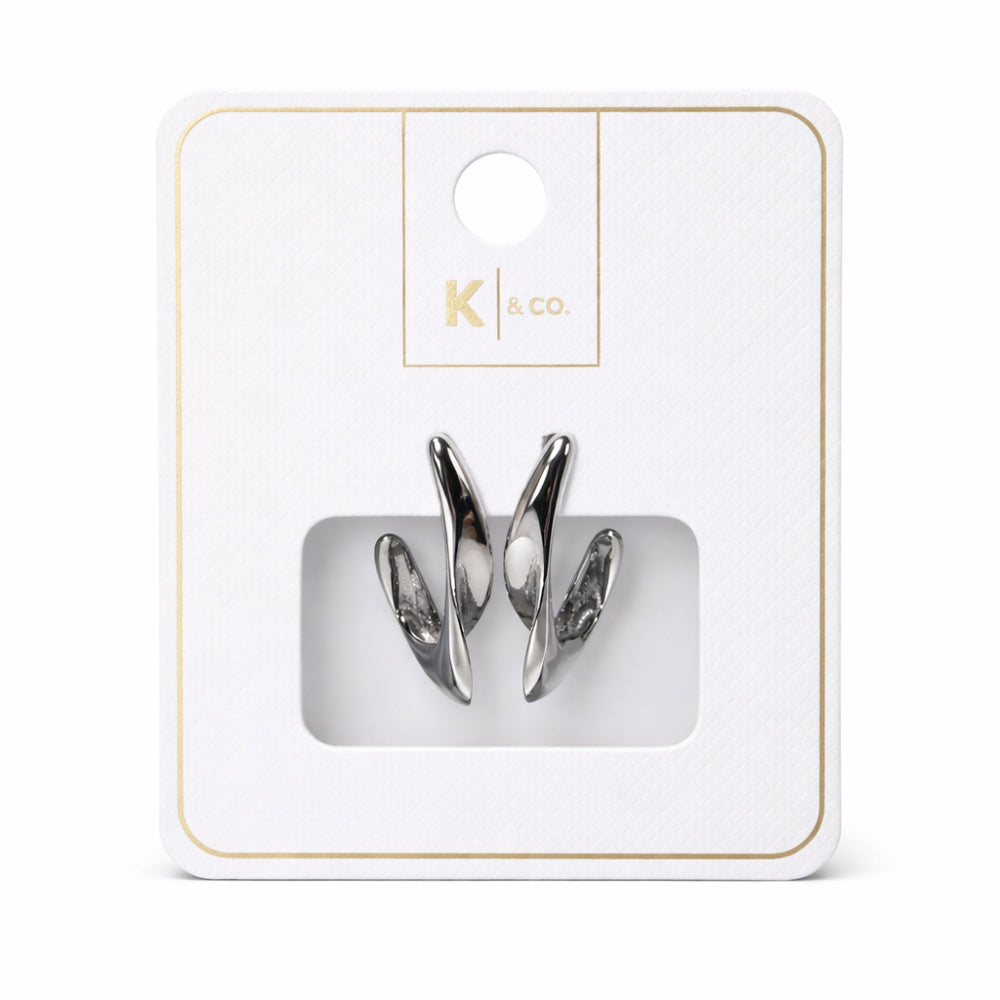 K&Co. Signature Jewellery Quinnie Earrings - SILVER