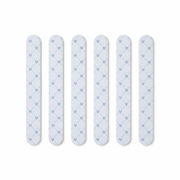 K&Co. Petal Series Printed Nail File 6pk - HEARTS