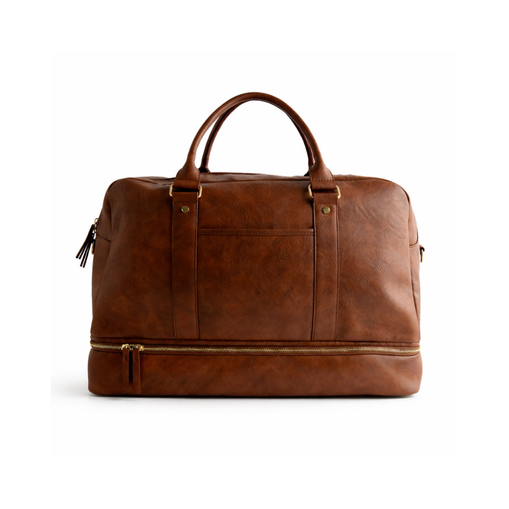 K&Co. Journey Collection Travel Overnight Bag - TAN