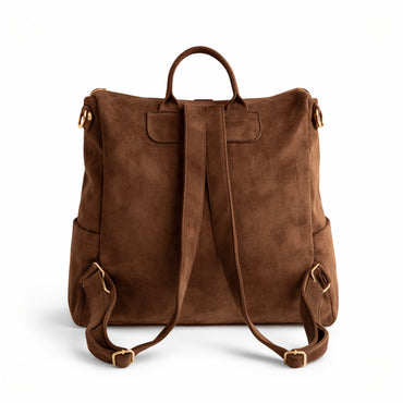 K&Co. Journey Collection Messenger Backpack - CHOCOLATE