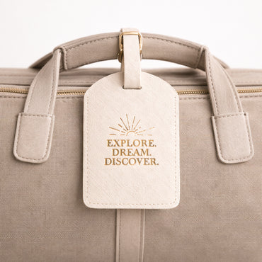 K&Co. Journey Collection Luggage Tag - BEIGE