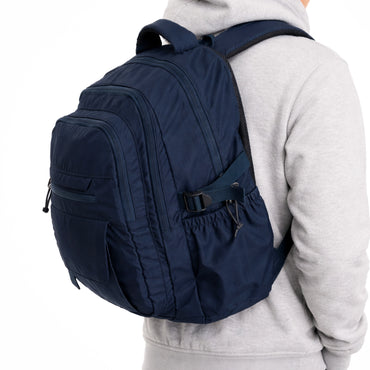 K&Co. Journey Collection Nylon Travel Backpack - NAVY