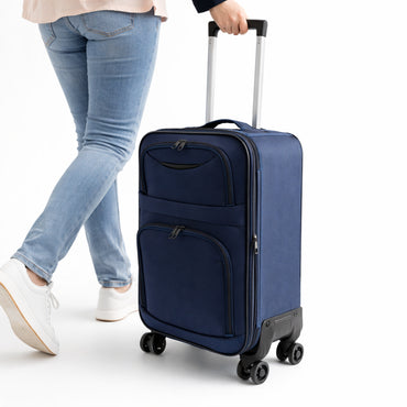 K&Co. Journey Collection Carry On Suitcase 20 inch - NAVY