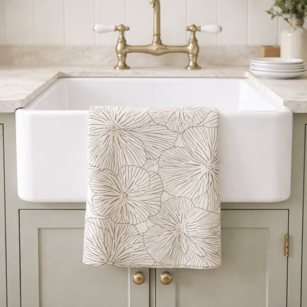 Lake House Collection Tea Towel - POSY PETAL
