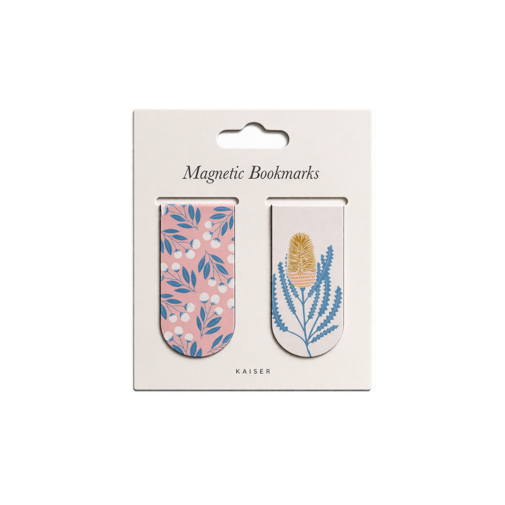 Kaiser Magnetic Bookmark 2pk - PRETTY PETAL PINK