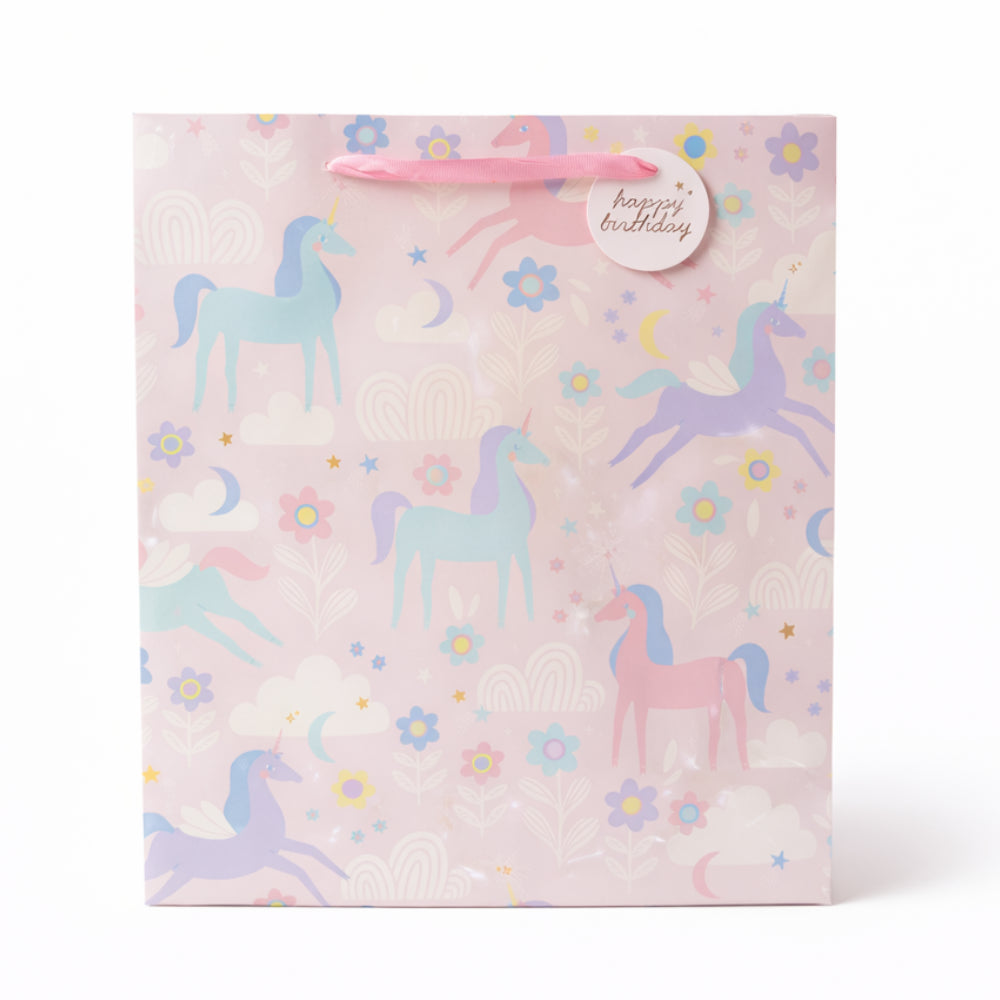 Extra-Large Gift Bag - UNICORN SKIES