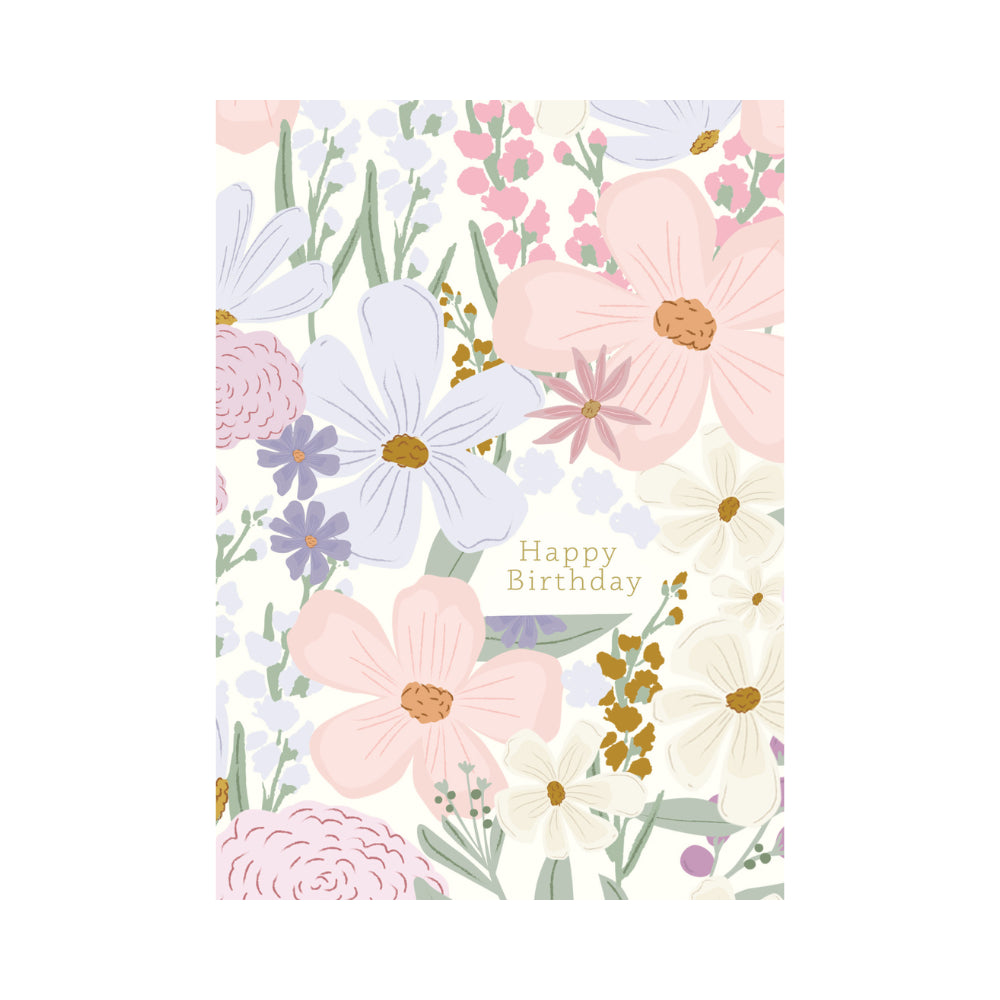 Greeting Card - BIRTHDAY FLORAL