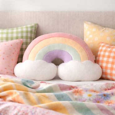 The Daisy Edit Shaped Cushion - RAINBOW