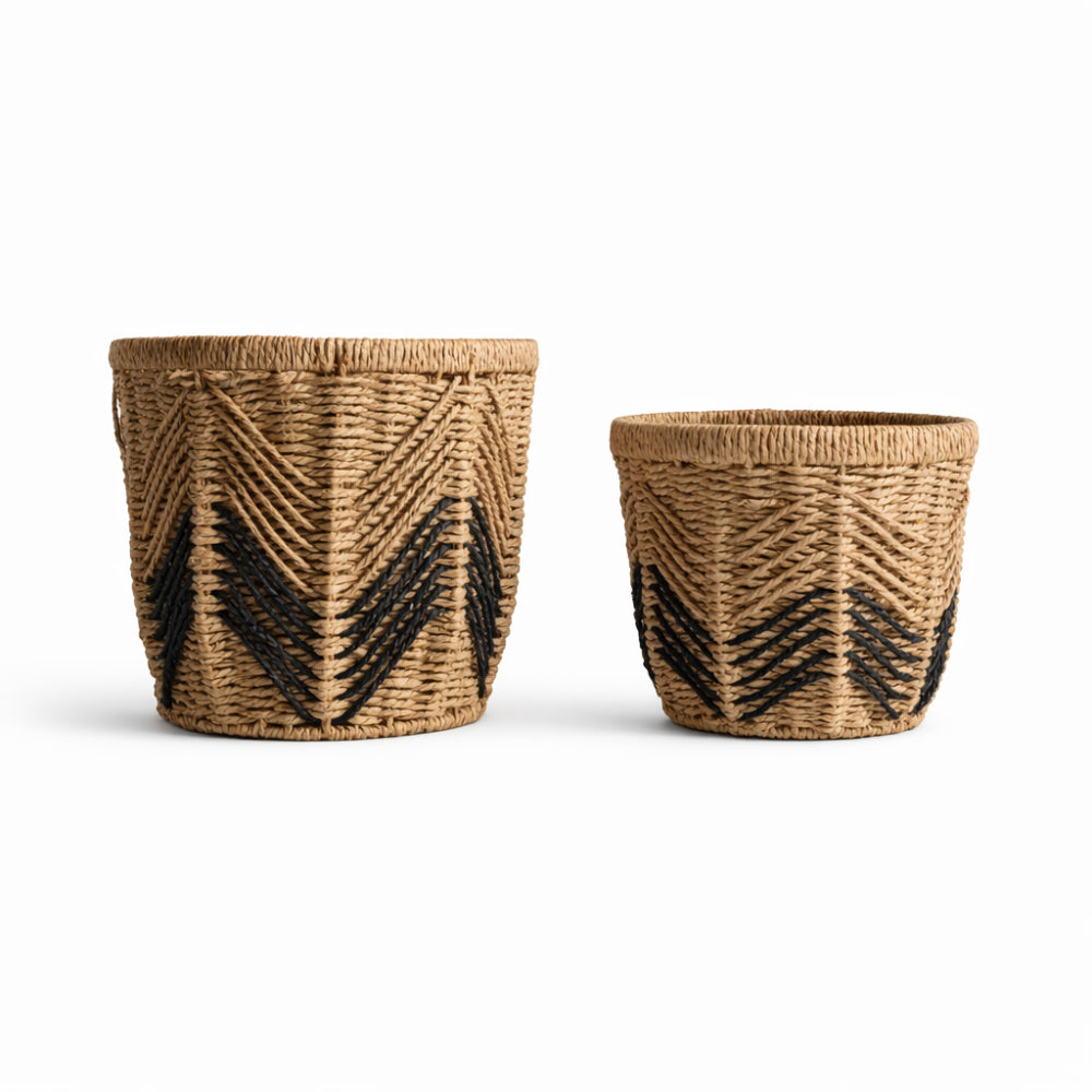 Lake House Collection Woven Basket - SMALL