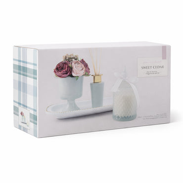 K&Co. Primrose Collection Floral Home Fragrance Set - SAGE