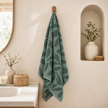 Evergreen Collection Jacquard Bath Sheet - SAGE