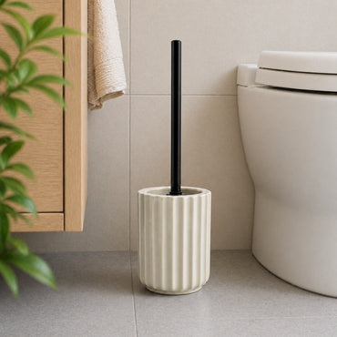 Evergreen Collection Toilet Brush Holder - SAND