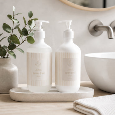 Evergreen Collection 500ml Handwash & Lotion Set 2pk - PEONY FLORAL