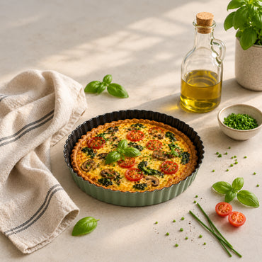 K&Co. Chef Series Quiche Pan - SAGE