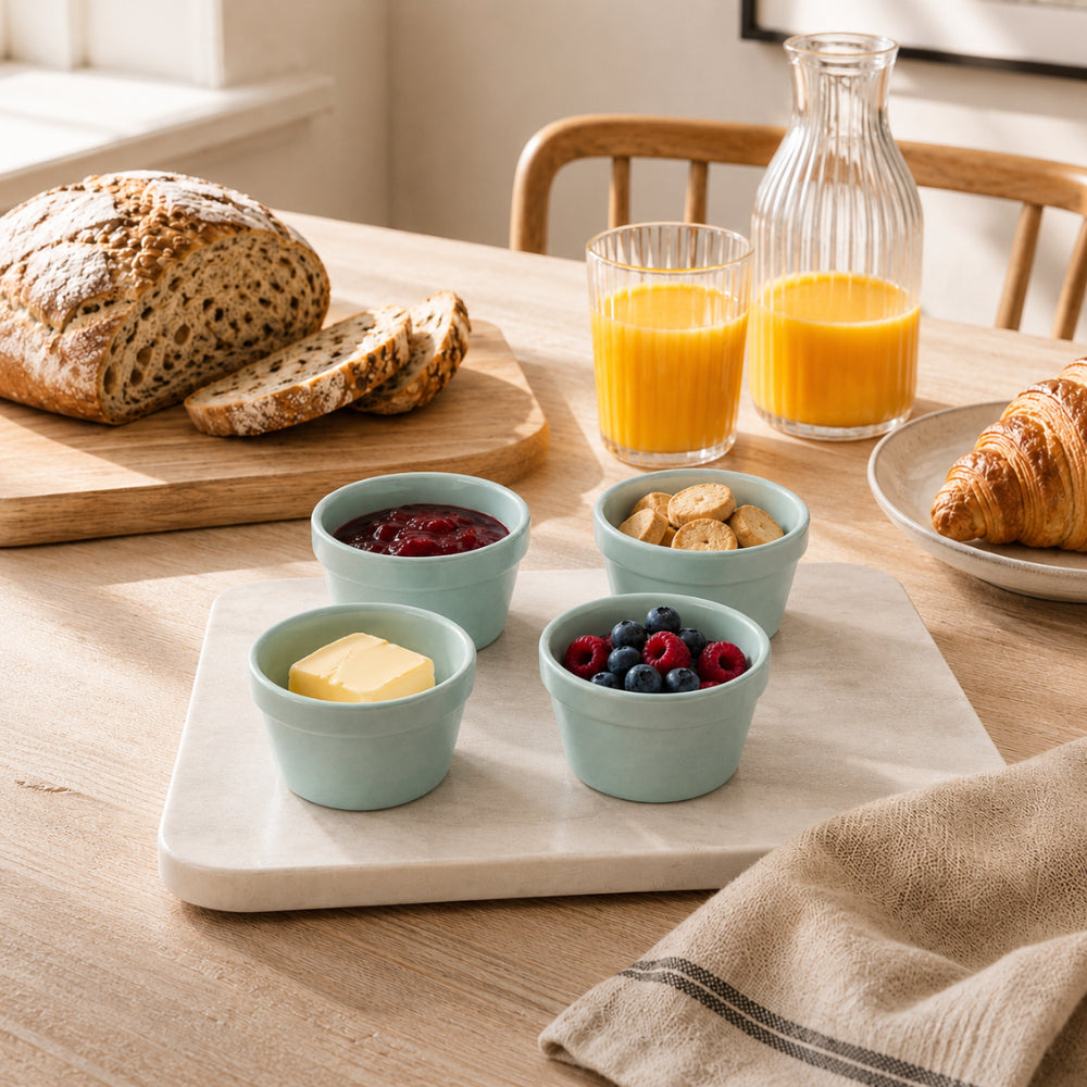 K&Co. Chef Series Ceramic Ramekins - BLUE