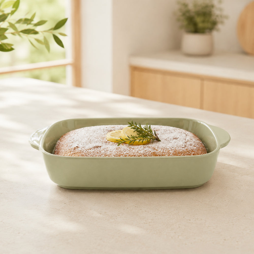 K&Co. Chef Series Ceramic Baking Dish Small - SAGE