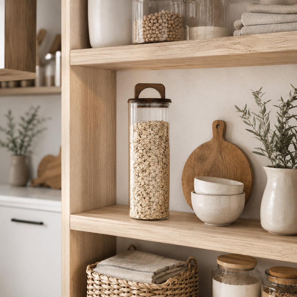 K&Co. Kitchen Storage Glass Canister 1.7L