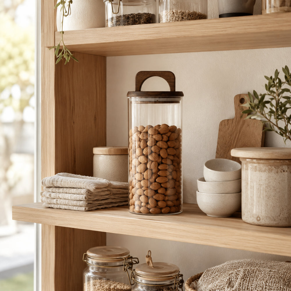 K&Co. Kitchen Storage Glass Canister 1.55L