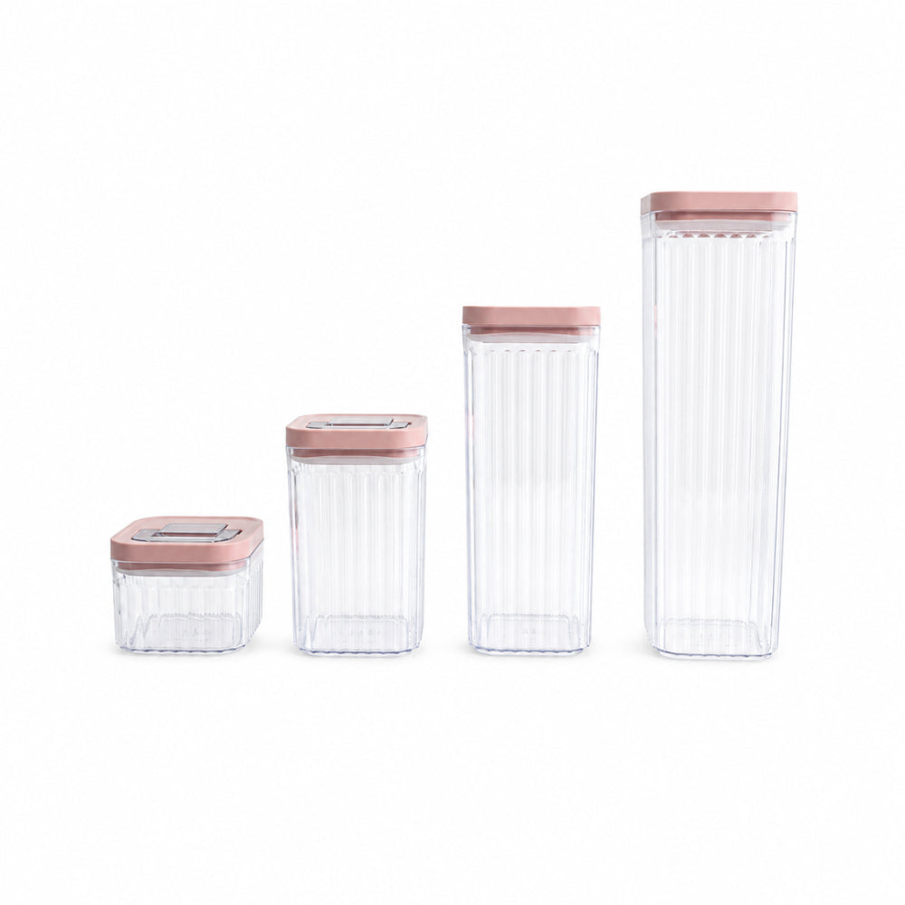 K&Co. Kitchen Storage Pantry Canister 1.5L - PINK