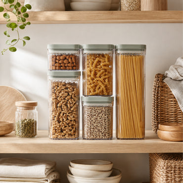 K&Co. Kitchen Storage Pantry Canister 5pk - SAGE