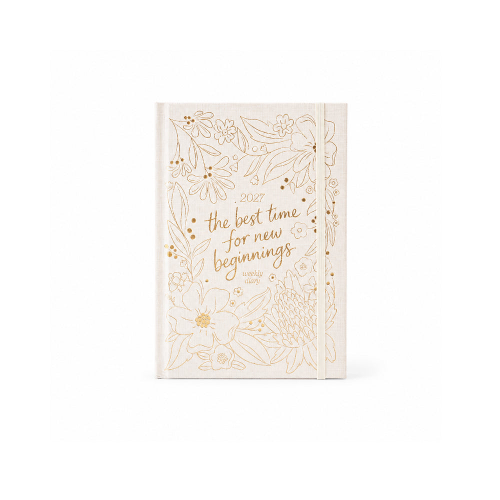 2027 A5 Weekly Diary - NEW BEGINNINGS