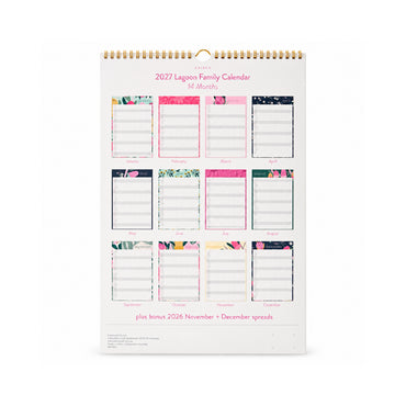 2027 Family Calendar - LAGOON