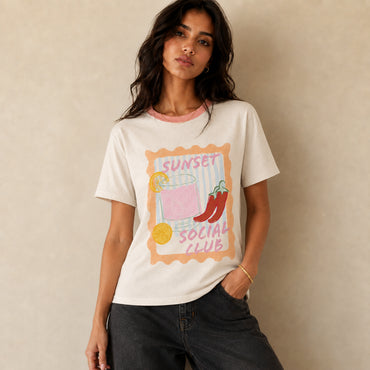 K&Co. Sunset Spritz Series Cotton T-Shirt - SSC