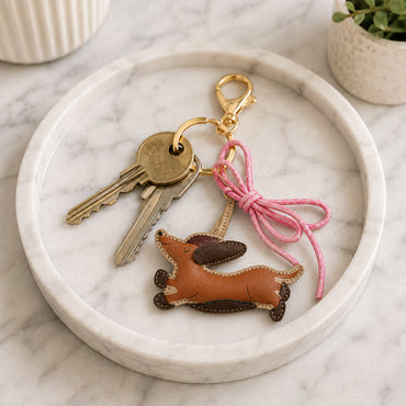 K&Co. Sunset Spritz Series Rope Keyring - DACHSHUND