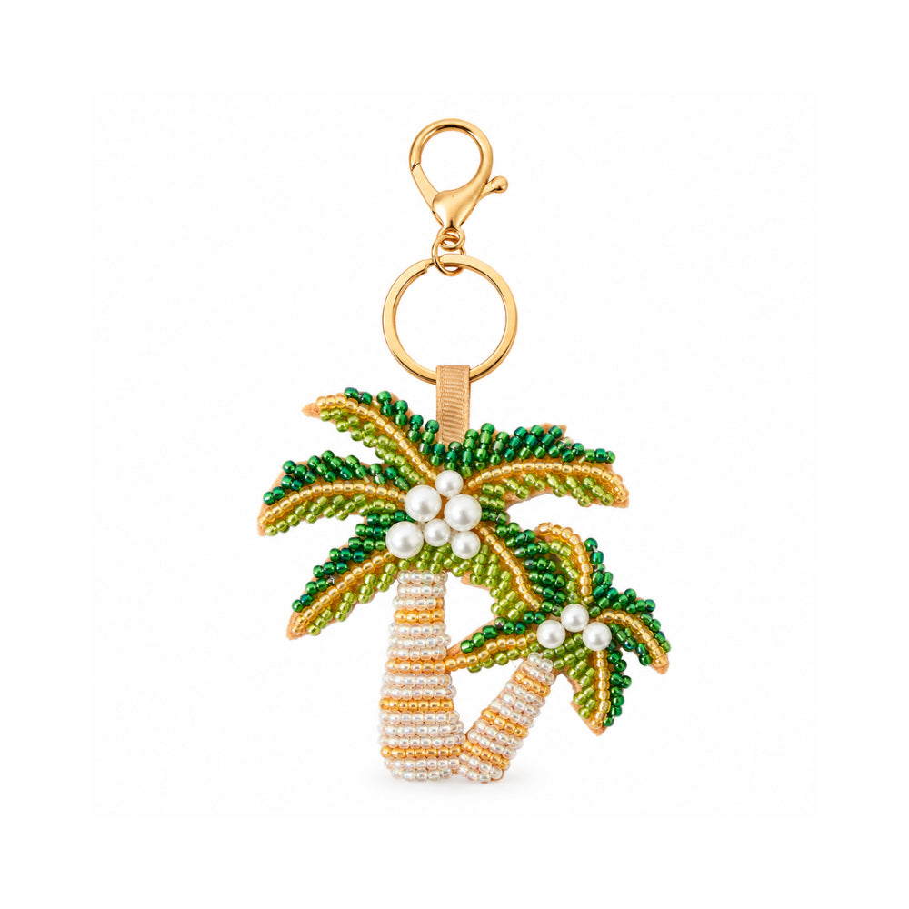 K&Co. Sunset Spritz Series Bead Keyring - PALM TREE
