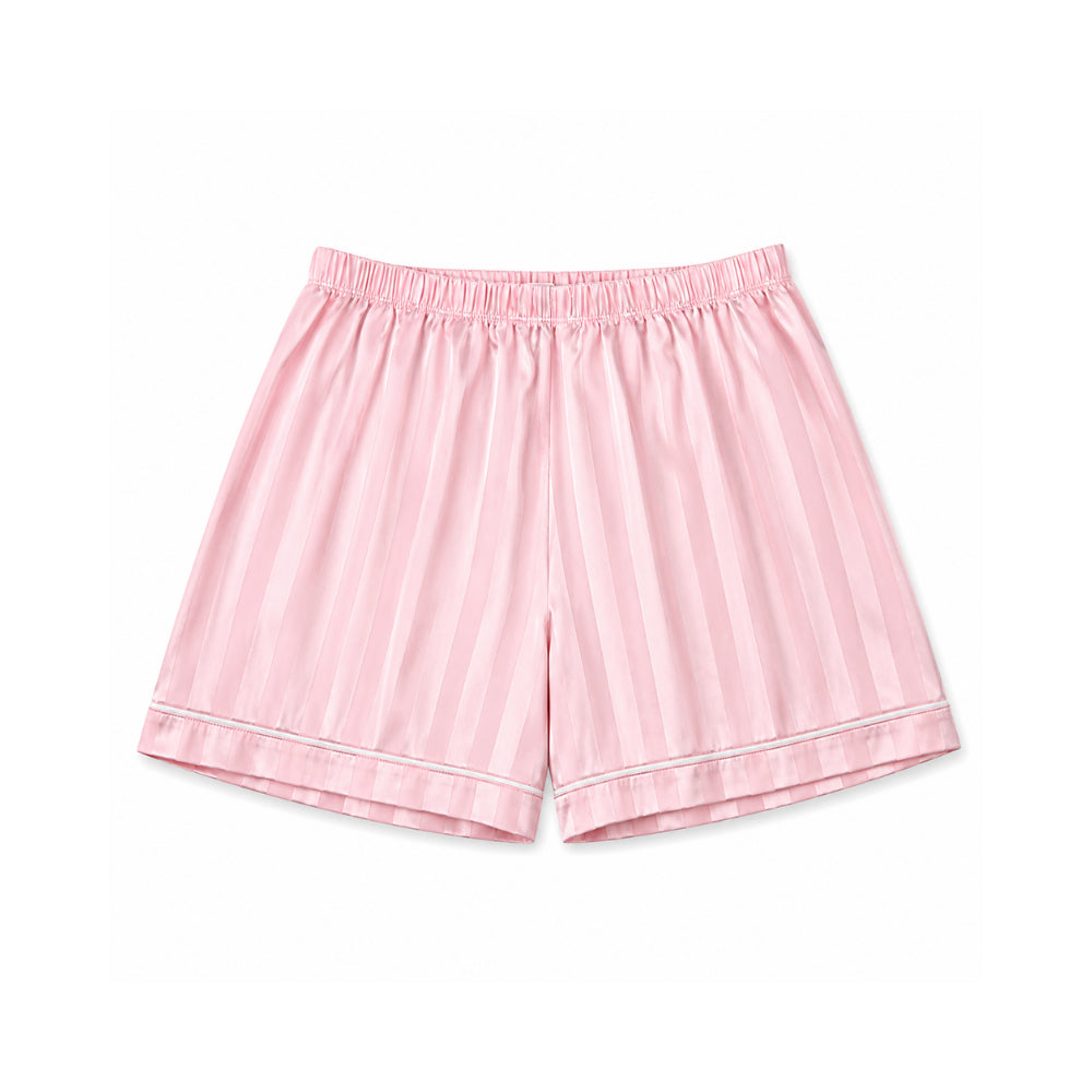 K&Co. Sunset Spritz Series Satin Pyjama Set - PINK STRIPE