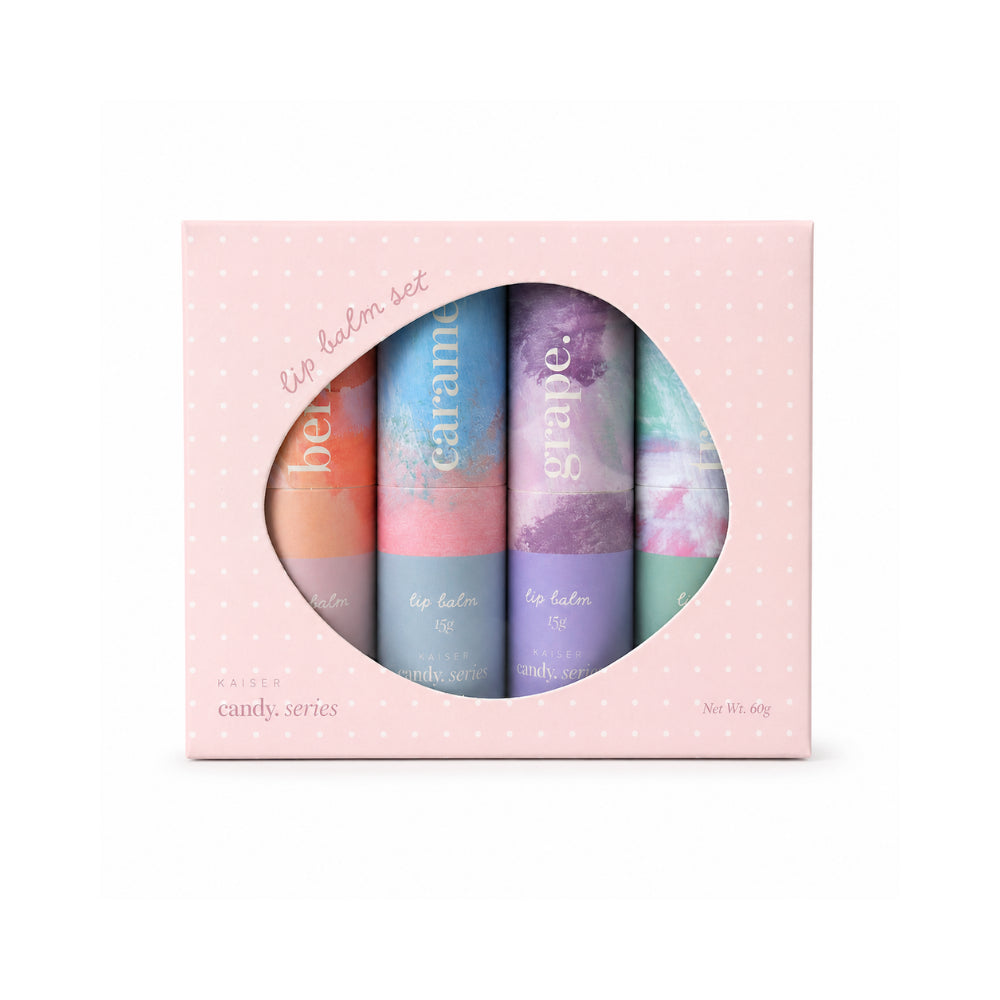 Candy Series Lip Balm Set 4 Pack