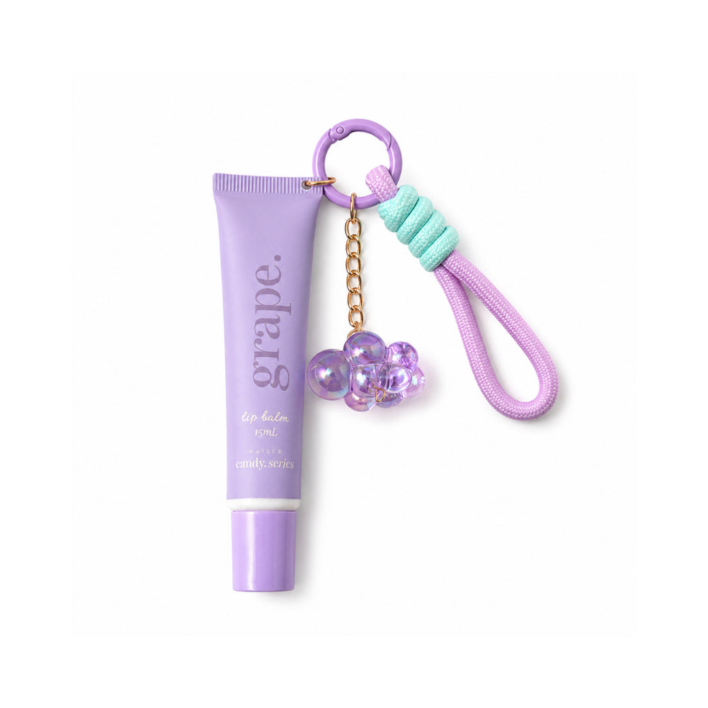 Candy Series Lip Balm Key Chain - GRAPE