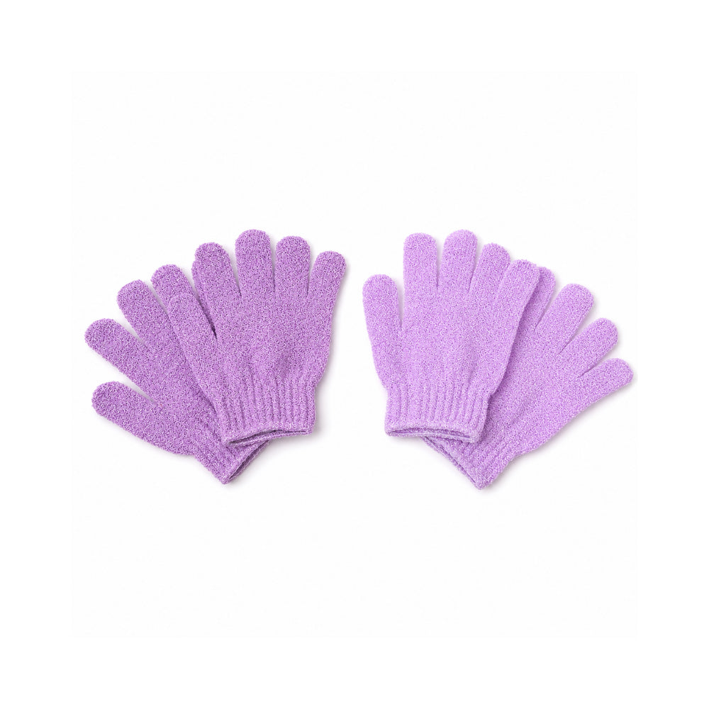 Candy Series Body Exfoliating Gloves 2 Pack - LILAC