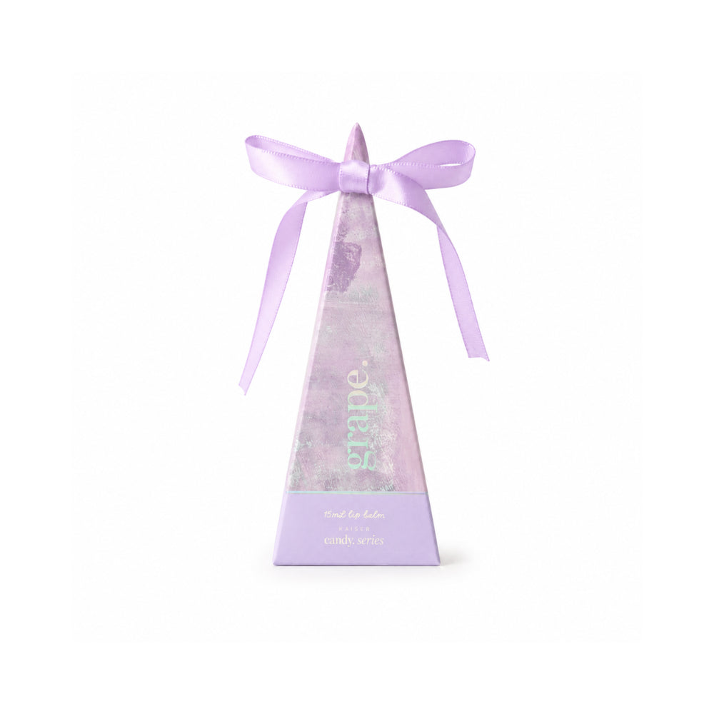 Candy Series Christmas Lip Balm Key Chain - GRAPE