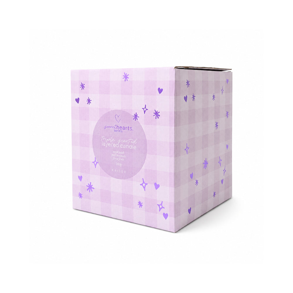 Sweethearts Series Christmas Triple Scented Candle 700g - BUBBLY