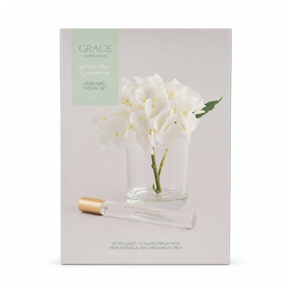 Grace Collection Perfumed Florals Set - GREEN TEA & JASMINE