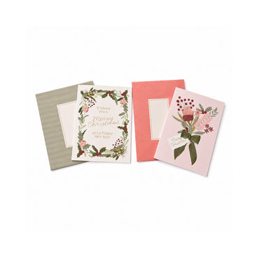 Christmas - Card Set 20 Pack - FOLIAGE