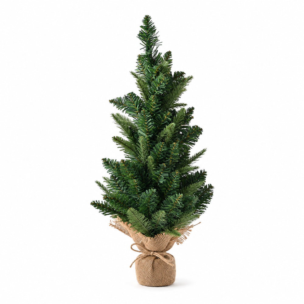 Plum Pudding Christmas Table Christmas Tree with Lights Classic Large 60cm