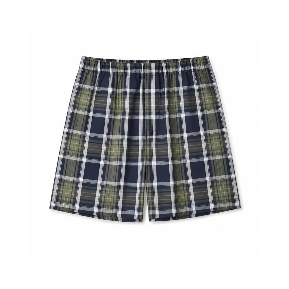 K&Co. Mens Short Length Pyjama - GREY CHECK