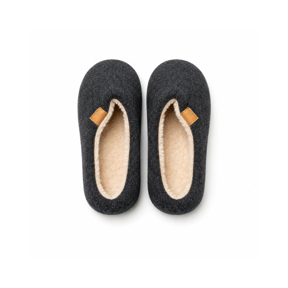 K&Co. Mens Slippers Charcoal