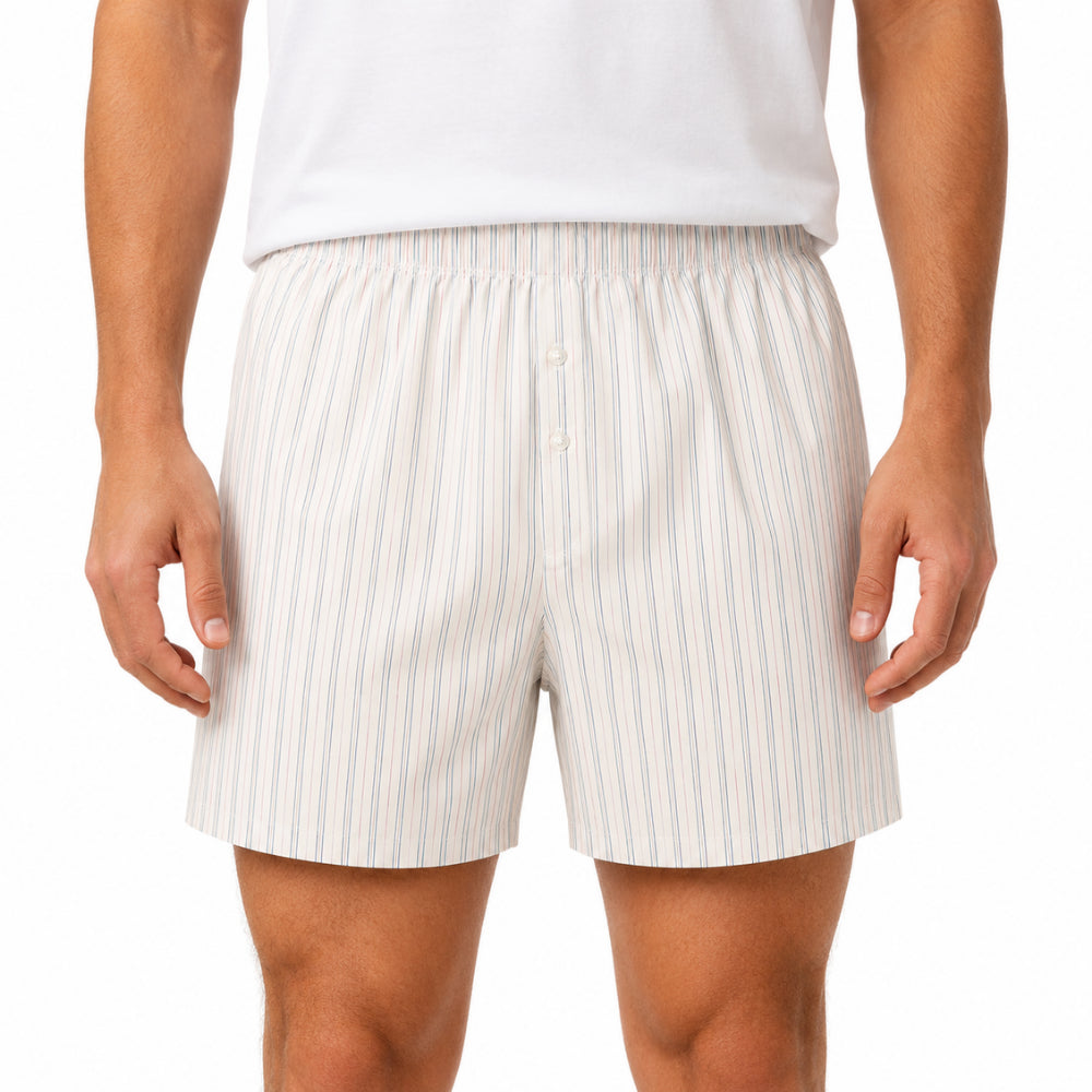 K&Co. Mens Boxed Woven Boxers - STRIPE