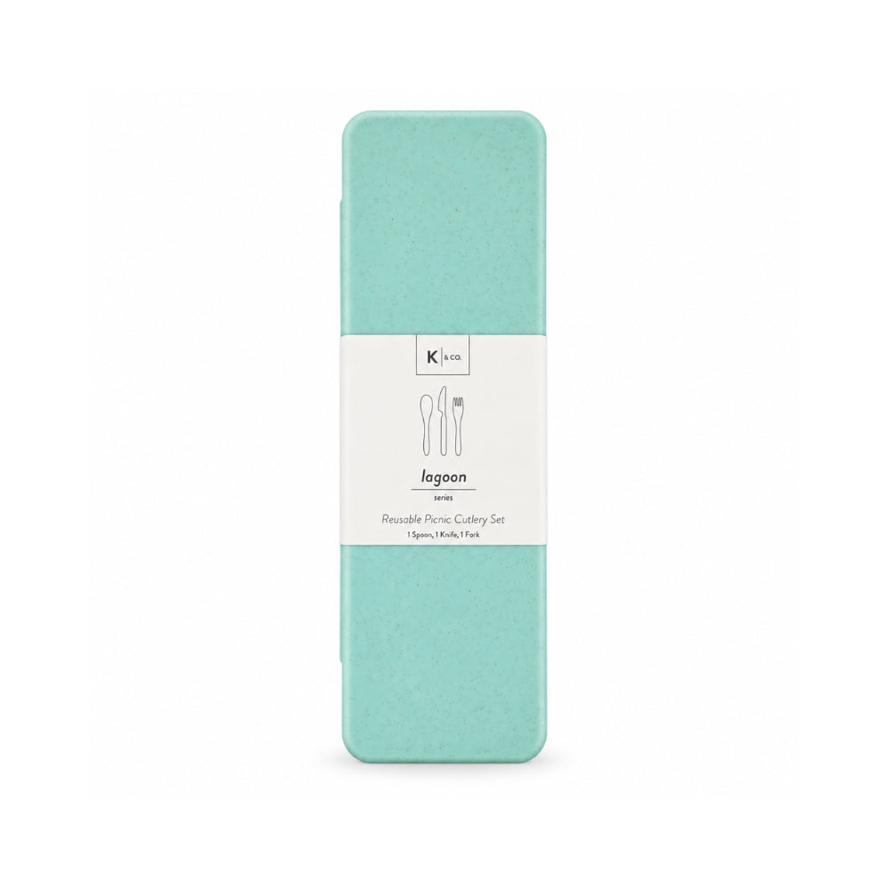K&Co. Lagoon Series Bamboo Cutlery - MINTY