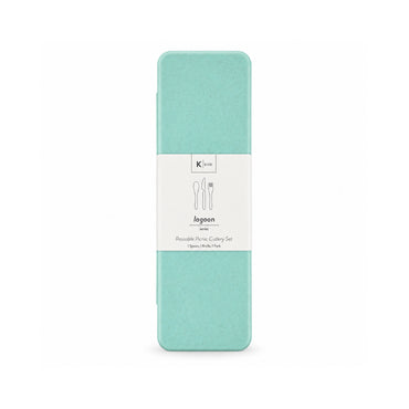 K&Co. Lagoon Series Bamboo Cutlery - MINTY
