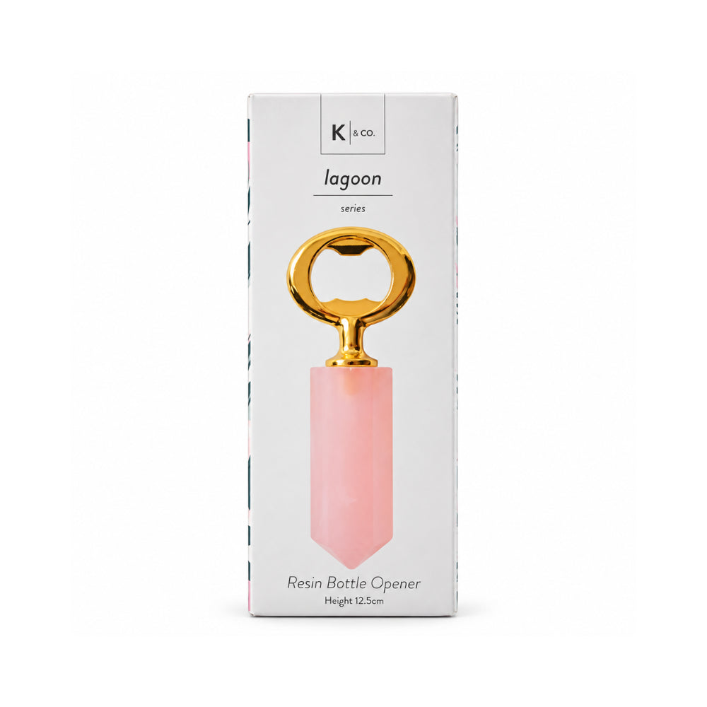 K&Co. Lagoon Series Resin Bottle Opener - PINK