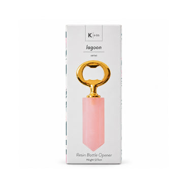 K&Co. Lagoon Series Resin Bottle Opener - PINK