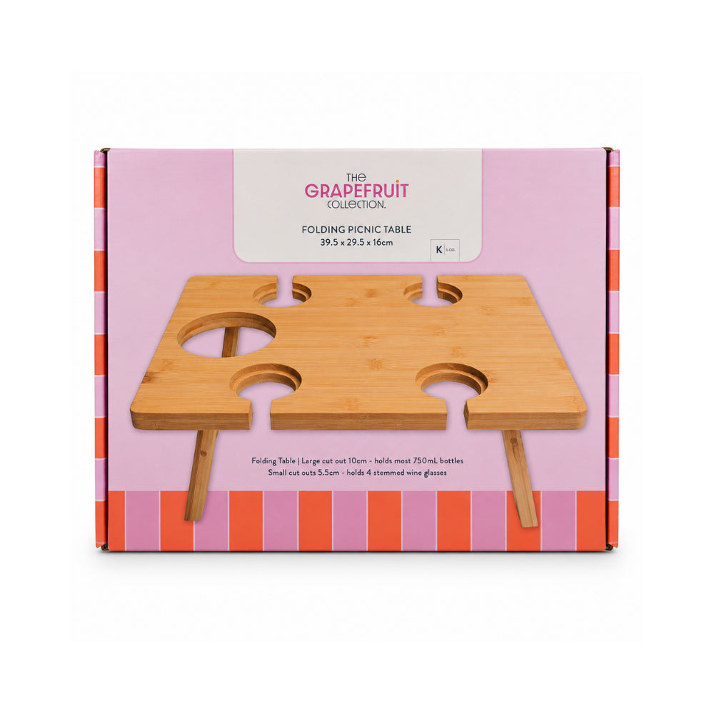 The Grapefruit Collection Large Folding Picnic Table