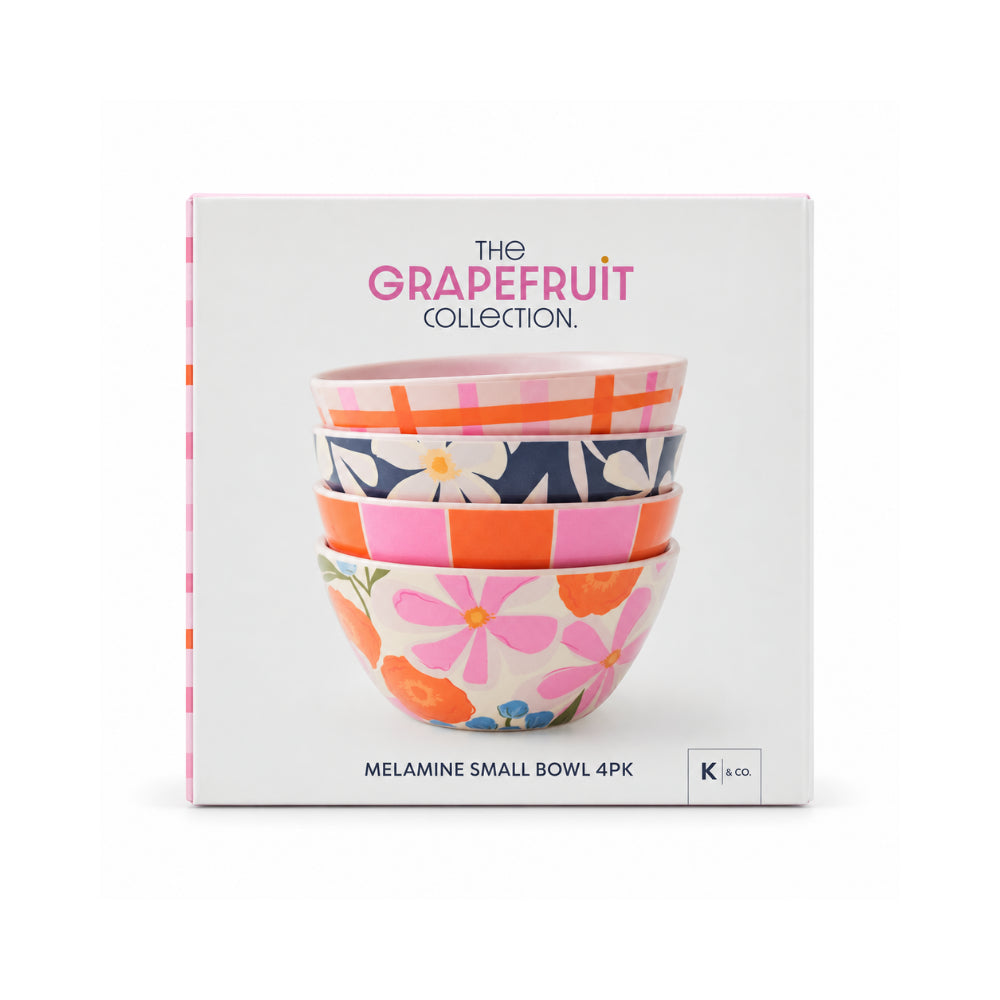 The Grapefruit Collection Melamine Sauce Dish 4 Pack - MULTI